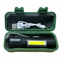 Mini lanterna LED, 3W, 150 lm, negru VIVO071